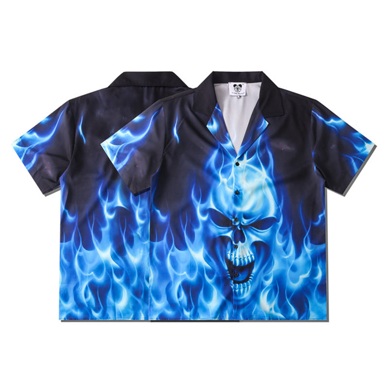 New Skull WISP Print Short Sleeve