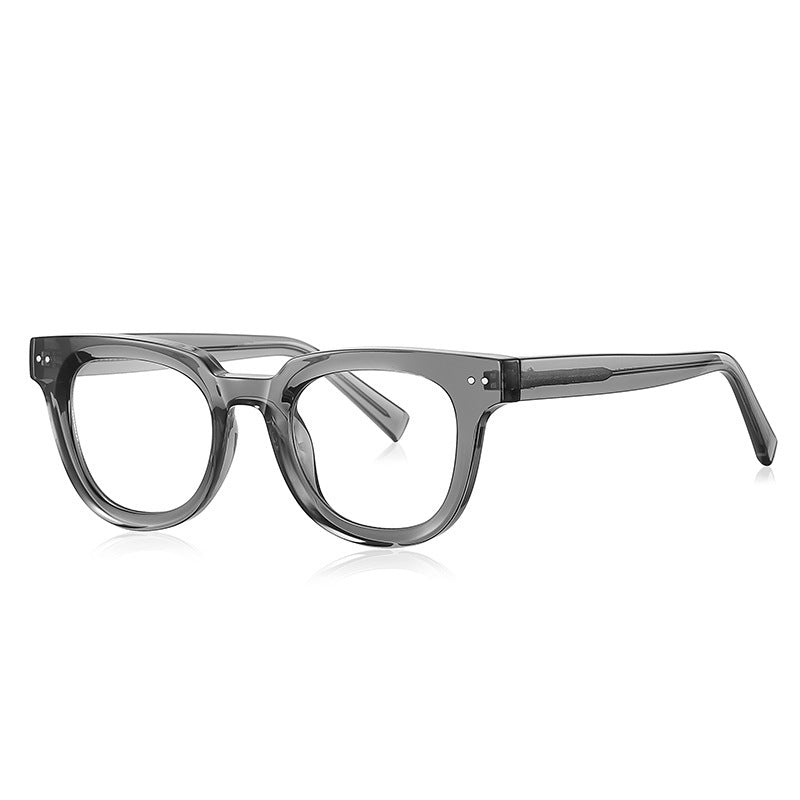 Retro Plain Glasses Simple Rivet Anti Blue-ray Glasses Frame