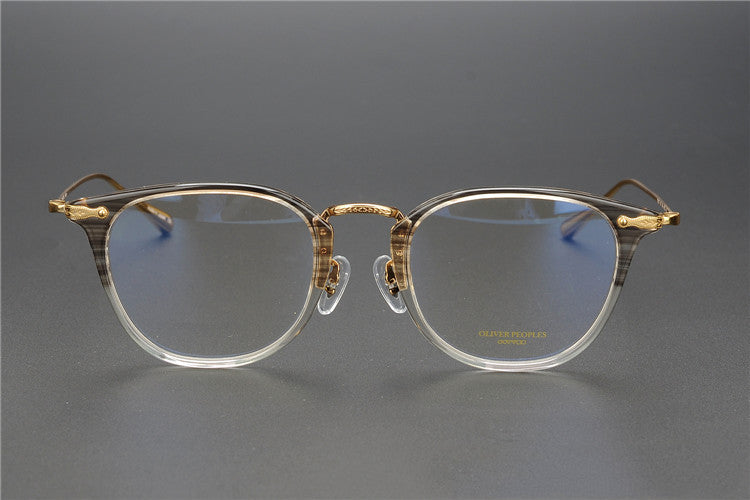 Myopia Male Trendy Round Transparent Glasses Frame