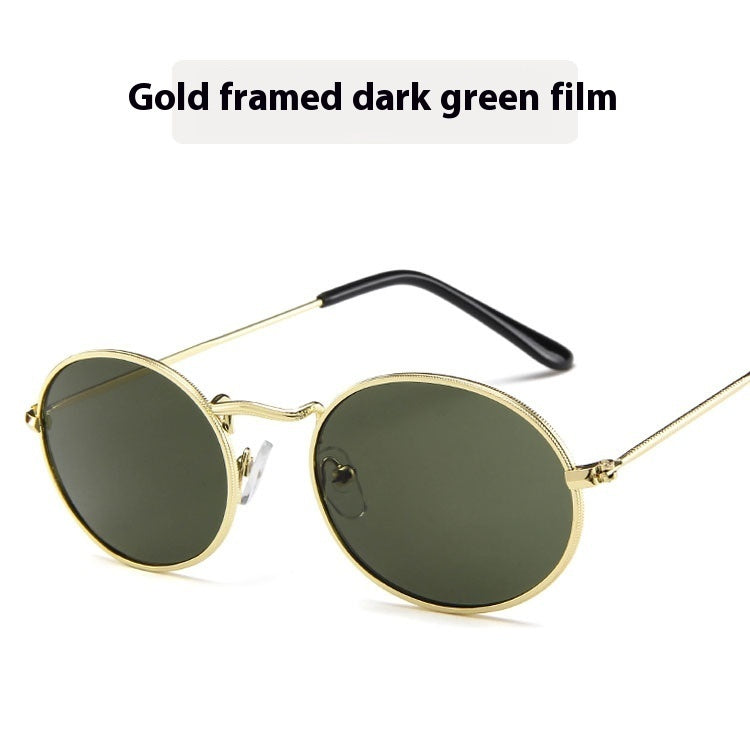 Sonnenschutz Trend Retro Oval Sonnenbrille