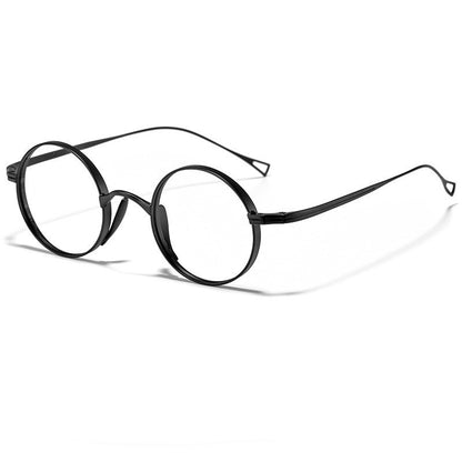 Vintage Pure Titanium Round Glasses Frame