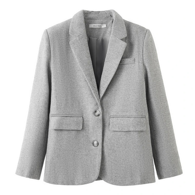 2024 Automne / Hiver Nouvelle Mode Femme Veste Basique Blazer Basique