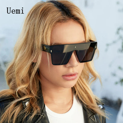 New Fashion Square Sunglasses For Women Men Oversized Frame With D Luxury Brand Disigner 2021 Sun Glasses UV400 Wholesale