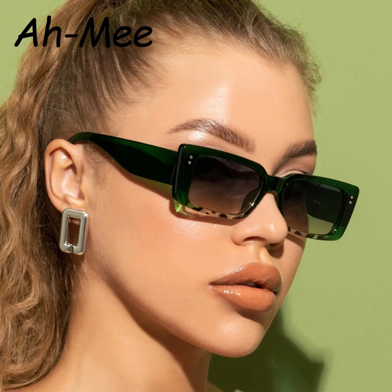 Fashion Square Sunglasses Women Brand Designer Retro Cat Eye Black Eyewear Female Sun Glasses Shades UV400 Outdoor Oculos De Sol