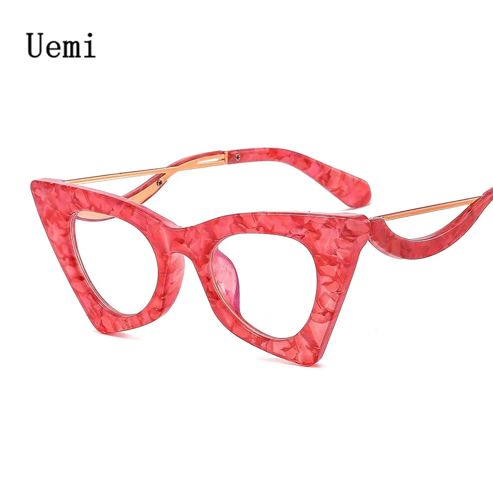 Lunettes de lecture rétro œil de chat anti-lumière bleue pour femmes, nouvelle mode 2022, verres transparents vintage pour ordinateur, vente en gros