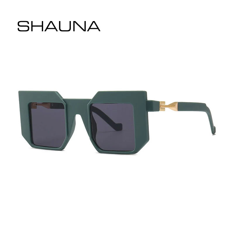 SHAUNA Fashion Cool Square Sunglasses Men Unique Women Vintage Sun Glasses gafas Oculos De Sol