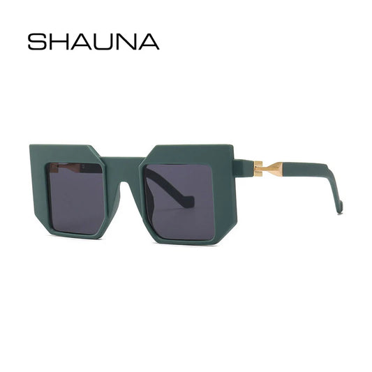 SHAUNA Fashion Cool Square Sunglasses Men Unique Women Vintage Sun Glasses gafas Oculos De Sol