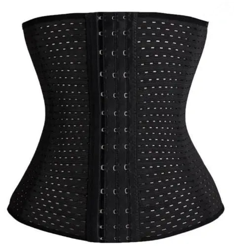 FCCEXIO Ceinture amincissante en latex pour femme, corset de fitness, gaine amincissante