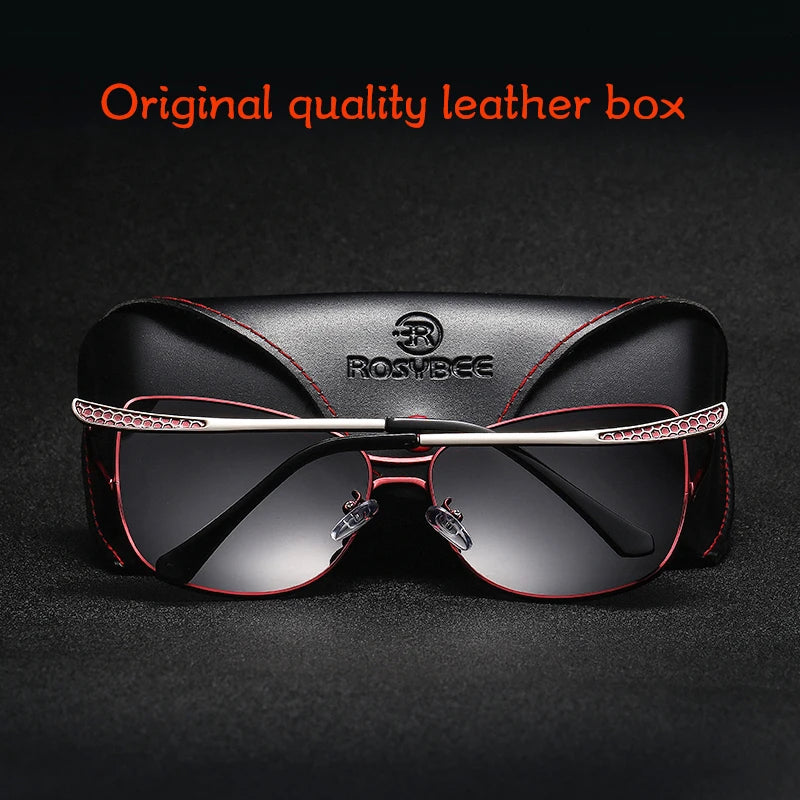 2019 Luxury Ladies Polarized Sunglasses Women Brand Italy Design metal frame fashion femal Sun Glasses Female Vintage Eyewear