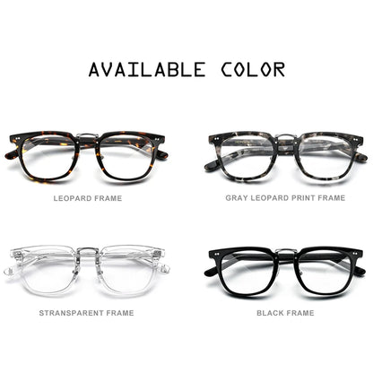 HEPIDEM Acetate Eyeglasses Frame Men 2020 Square Glasses Women Nerd Spectacles Eyewear 9126