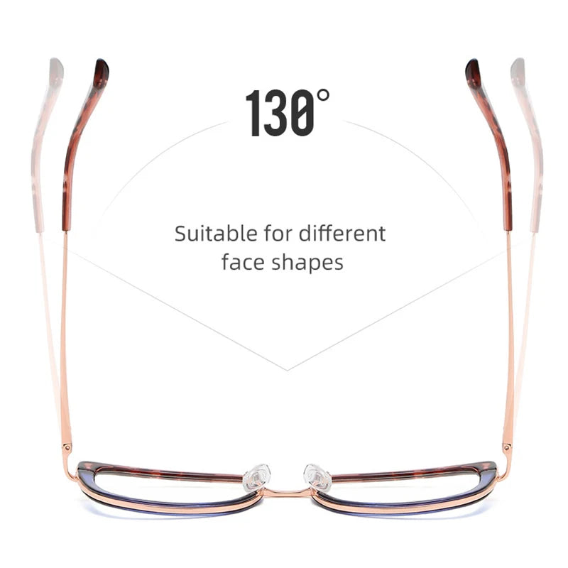 SHAUNA Retro Cat Eye Clear Anti Blue Light Eyewear TR90 Spring Hinge Women Glasses Frame Optical Men Computer Goggles