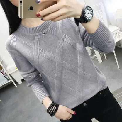 Fdfklak 2023 Neue Frühling Herbst Pullover frauen Twist Pullover Lose Faul Bodenbildung Dicke Pullover Oberbekleidung Pull Femme S-3XL