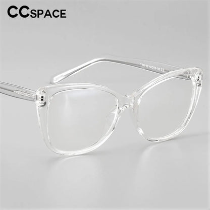 51015 Plastic Titanium Glasses Frames Anti-blue Light Ultralight Cat Eye Men Women Optical Fashion Computer Glasses