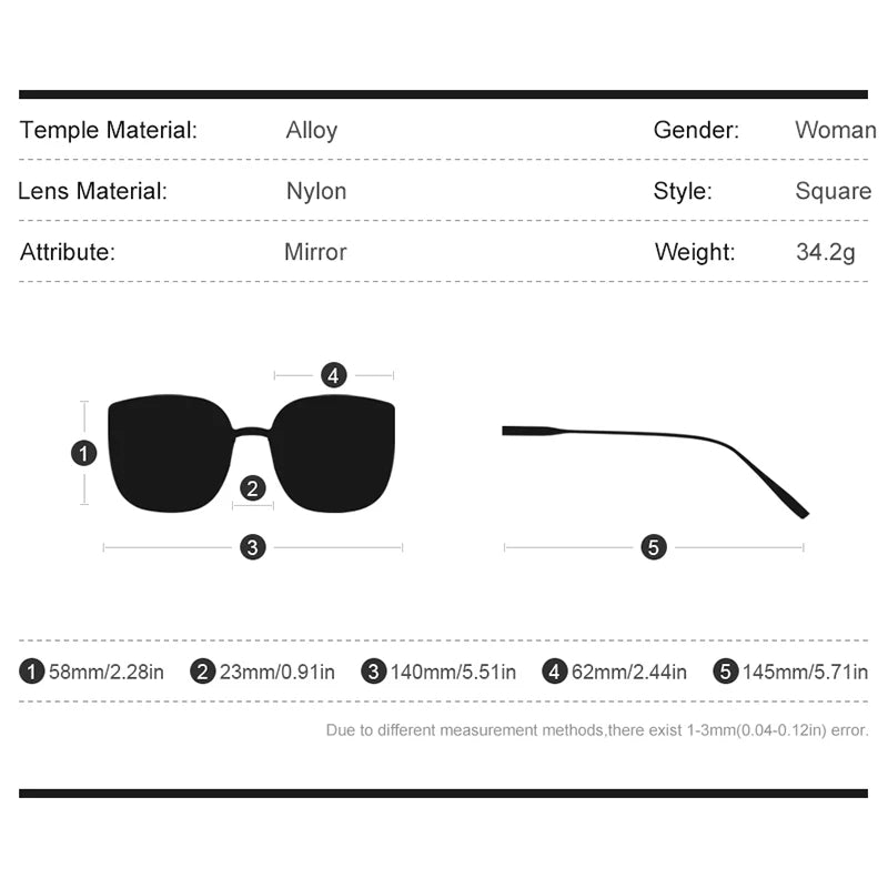 HEPIDEM Rimless Sunglasses Women 2020 Luxury Brand Fashion High Quality Alloy Square Sun Glasses for Men with Nylon Lens 5015