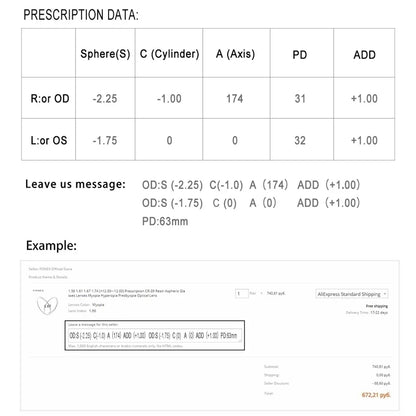 Customized 1.56 1.61 1.67(ADD +0.75~+3.00) Polarized Progressive Multifocal Lenses Optical Resistance Short Middle Far Lens