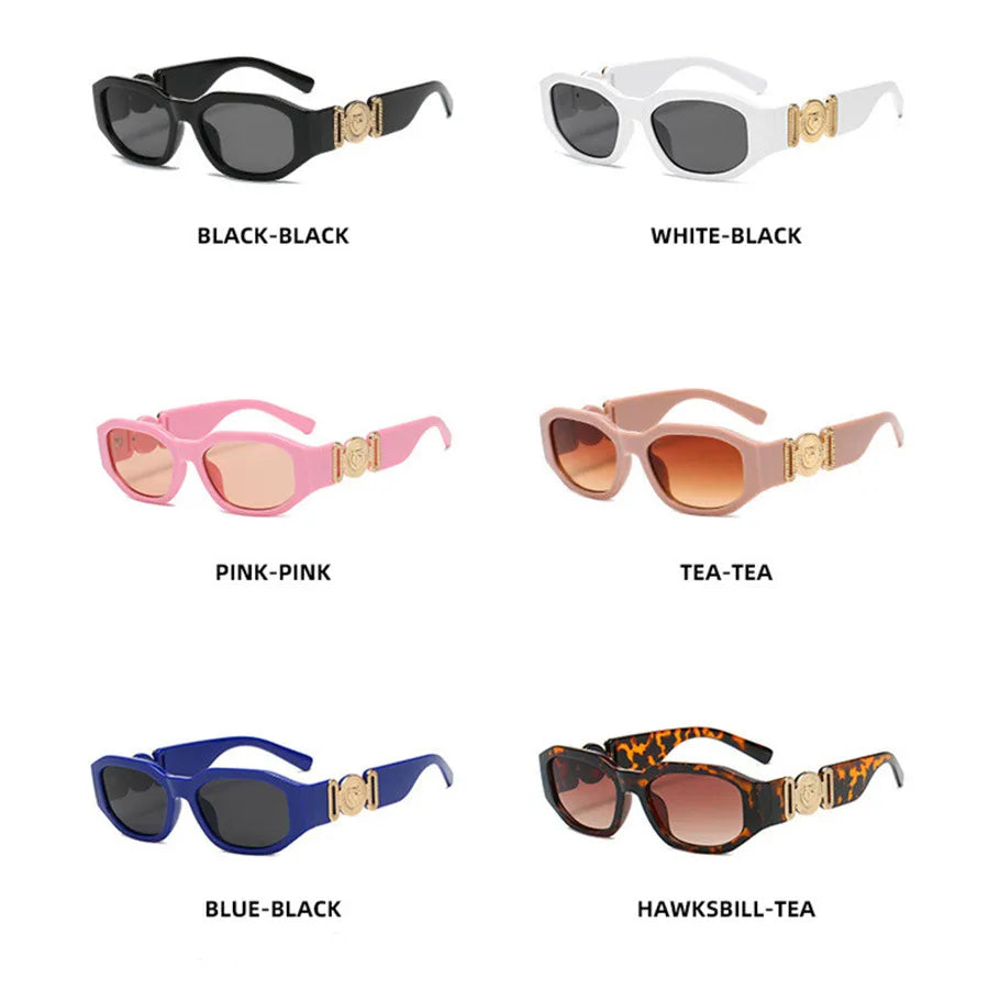 Retro Square Sunglasses For Women Men Vintage Small Frame Fashion Luxury Designer Sun Glasses UV400 Eyewear Trending Products