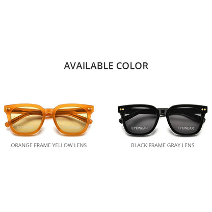 HEPIDEM Acetate Sunglasses Women 2021 New Oversize Korea Brand Deisgn Square Sun Glasses for Men Mirrored Nylon Lens GM 9166