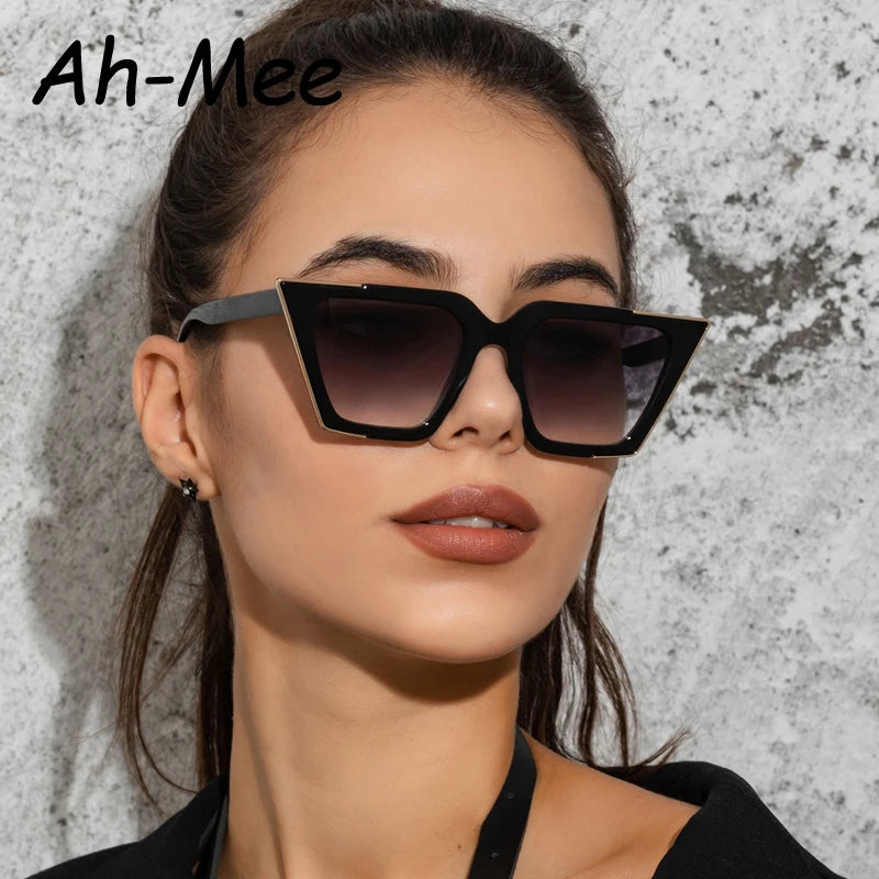 Fashion Cat Eye Sunglasses Women Luxury Brand Designer Vintage Gradient Eyeglasses Retro Cateye Sun Glasses Female Eyewear UV400