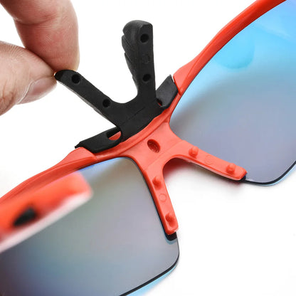 HONILLESI TR90 Polarized Sports Men Sunglasses Sun Glasses 2019 Fishing Driving Myopia Optical Goggles Shades 5 Lens 3202