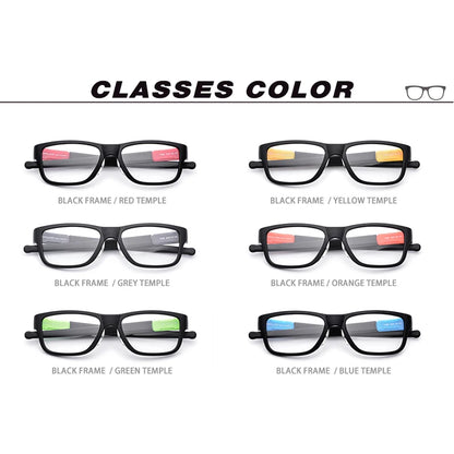 HONILLESI TR90 Sports Eyeglasses Frames Men Square Spectacles High Quality Glasses Frame Outdoor Eyewear 7208