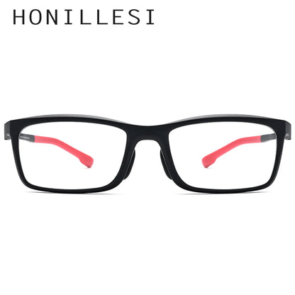 HONILLESI TR90 Sports Eyeglasses Frame Men Square Eye Glasses Spectacles Brand Designer Outdoors Eyewear 7209