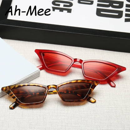 Cat Eye Sunglasses Women Vintage Brand Designer Sun Glasses Small Frames Shades Retro Ladies Cateye Sunglass UV400