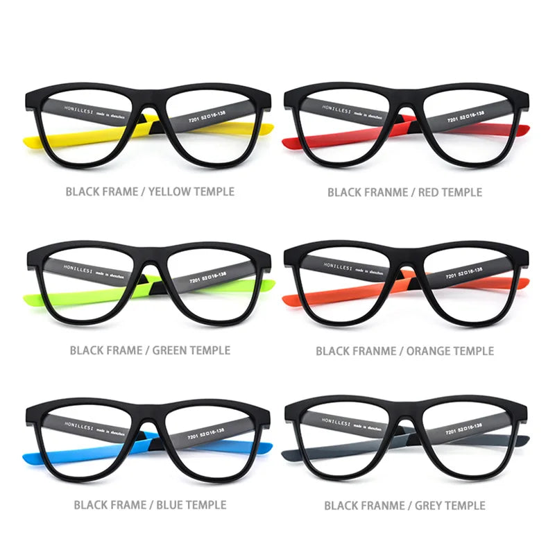 HONILLESI TR90 Sports Eyeglasses Frame Men High Quality Eye Glasses Spectacles Basketball Outdoor Eyewear 7201