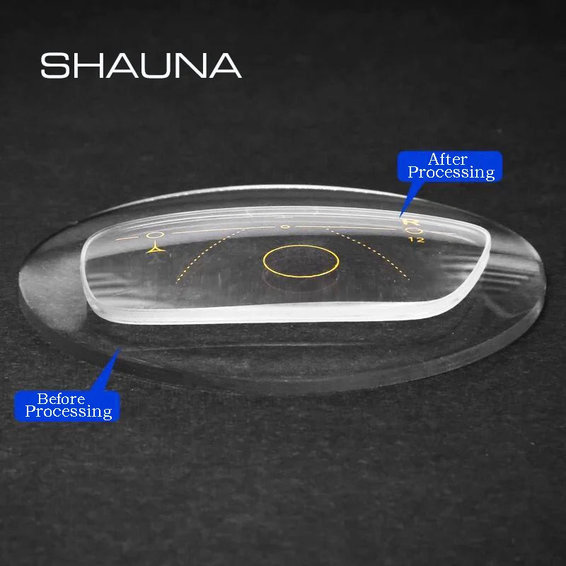 SHAUNA 1.56 Prescription CR-39 Resin Aspheric Glasses Lenses  Presbyopia Progressive Multifocal Myopia Hyperopia Lens