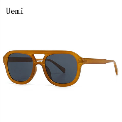 2022 New Retro Modern Square Sunglasses For Women Men Vintage Designer Sun Glasses Fashion Ladies Trending Shades UV400 Eyewear