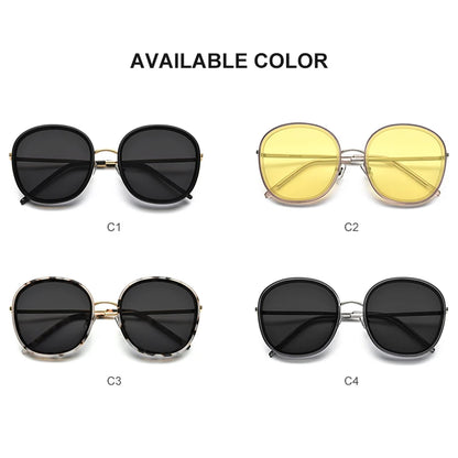 HEPIDEM Round Sun Glasses for Women 2020 Luxury Brand Fashion High Quality Alloy Acetate Sunglasses Men with Nylon Lens 9135