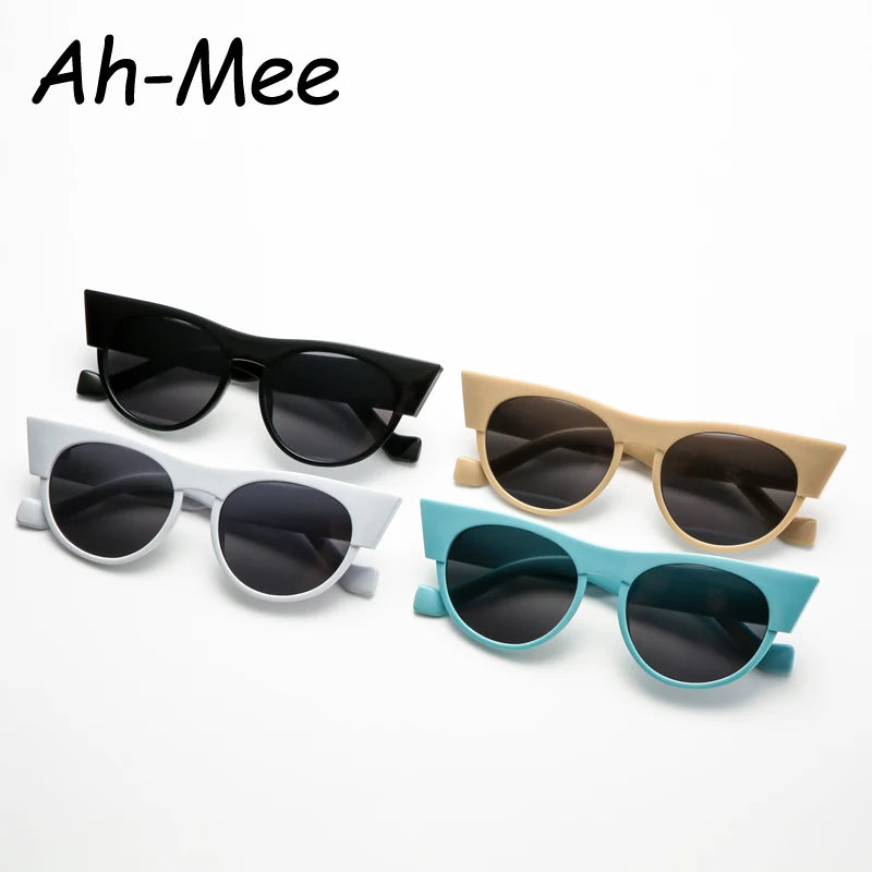 New Women Cat Eye Vintage Sunglasses Brand Designer Retro Punk Sun Glasses Female Lady Eyeglass Cateye Driver Goggles UV400