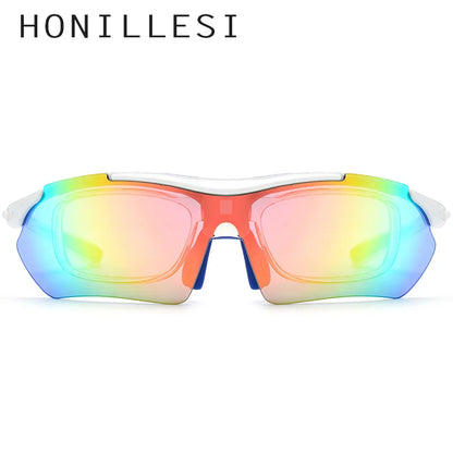 HONILLESI TR90 Lunettes de soleil polarisées pour hommes et femmes, verres solaires pour le sport, nouvelle collection 2019, lunettes optiques pour myopie, nuances 5 verres 3204