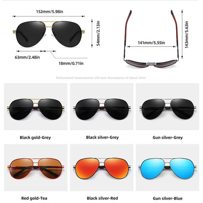 Brand design Aluminum Polarized Sunglasses 150mm Big size Men cool Sun glasses Coating Lens Large Driving Shades For Men/Women