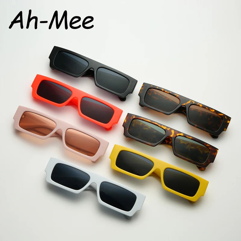 Cycling Square Sunglasses Fashion Small Frames Men Women Shades Rectangle Vintage Yellow Black Sun Glasses Steampunk Eyeglasses