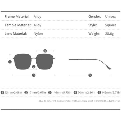 HEPIDEM Oversize Korean Sunglasses Women 2021 New Luxury Brand Alloy Square Sun Glasses for Men with Mirror Nylon Lens gm Diane