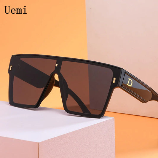 New Fashion Square Sunglasses For Women Men Oversized Frame With D Luxury Brand Disigner 2021 Sun Glasses UV400 Wholesale