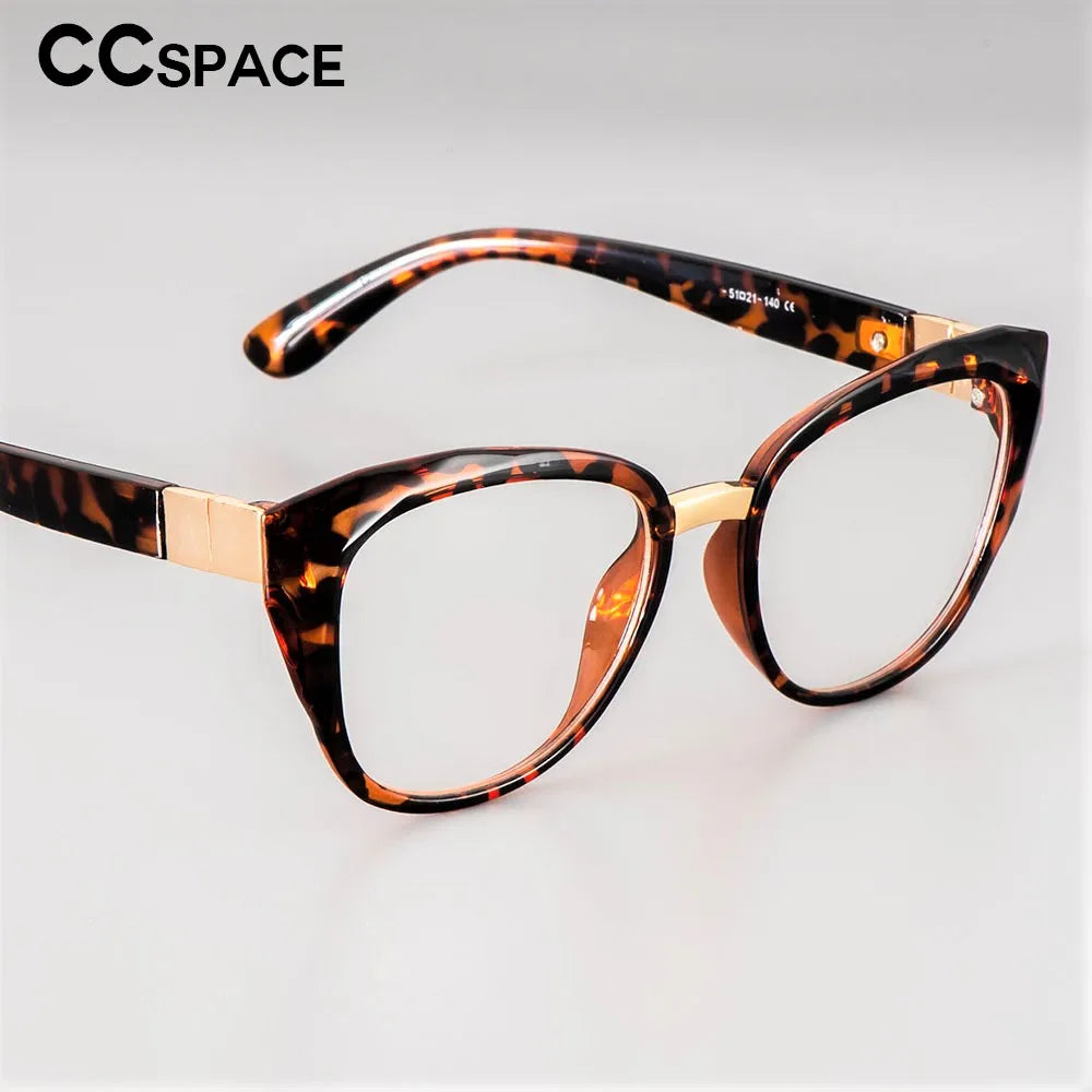 48092 Anti-blue Light Cat Eye Retro Plastic Titanium Glasses Frames Ultralight Men Women Optical Fashion Computer EyeGlasses