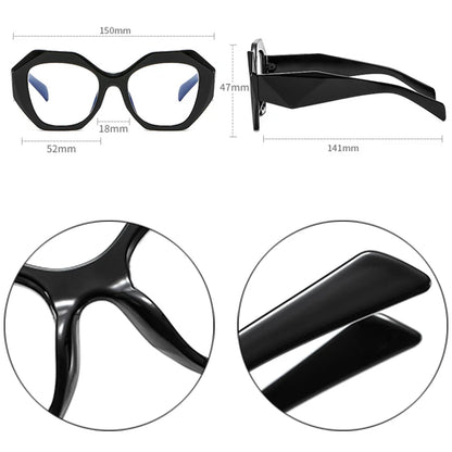 SHAUNA Retro Polygon Candy Color Cat Eye Women Glasses Frame Fashion Spring Hinge Anti Blue Light Eyewear Men Optical Fram