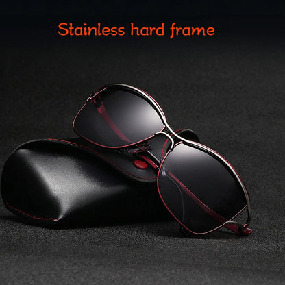 2019 Luxury Ladies Polarized Sunglasses Women Brand Italy Design metal frame fashion femal Sun Glasses Female Vintage Eyewear