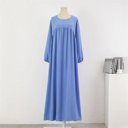 Robe d'automne à manches longues pour femmes, décontractée, grande taille, ample, longue, surdimensionnée, 120 kg