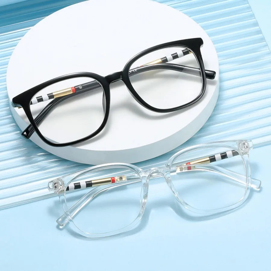 2023 New Women Fashion Anti Blue Light Square Optical Glasses Frames For Female Male Retro Clear Lens Reading Computer Men Eyewe