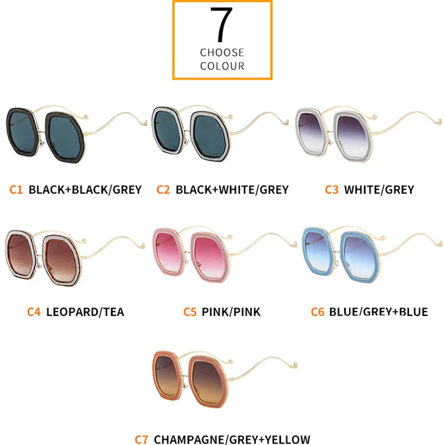 Nouvelles lunettes de soleil rondes irrégulières à la mode pour femmes et hommes Rereo Lunettes de soleil à monture surdimensionnée de luxe Lunettes de soleil de qualité de marque Lunettes UV400