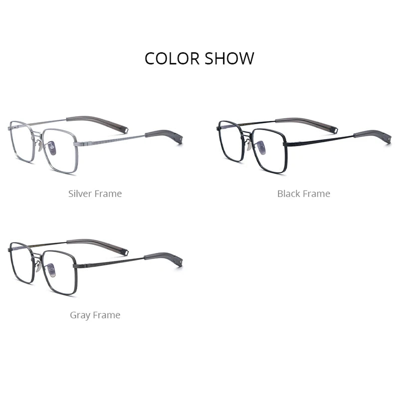 FONEX Acetate Titanium Glasses Men Square Retro Eyeglasses 2023 Women Spectacles Optical Eyewear MRX-8827