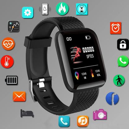 Smartwatch Men Women Wristwatches Smart Watch Message Fitness Monitor Bracelet Birthday Gift Electronic Clock For Xiaomi Huawei