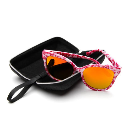 Eyewear Cases Cover Sunglasses Case Glasses Box With Lanyard Zipper Eyewear Cases Honeycomb Glasses Case Protector