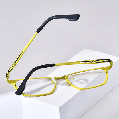 FONEX Pure Titanium Glasses Men 2024 New Retro Square Eyeglasses Women Fashion Color Eyewear F85839