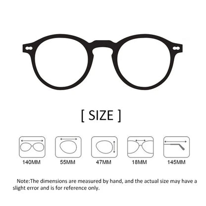 MILTZEN Eyeglasses Frames Women Johnny Depp Lemtosh Optical Glasses Frame Men Luxury Brand Vintage Acetate Computer Goggles