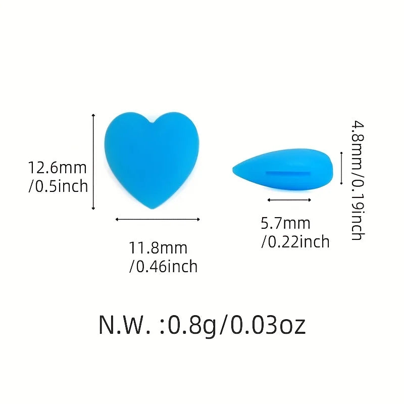 6sets Heart Glasses Ear Grip Cute Love Sports Eyeglasses Ear Hook Silicone Anti Slip Eyewear Temple Tips Sleeve Retainer Holder