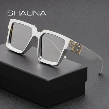 SHAUNA Ins Popular Square Sunglasses UV400