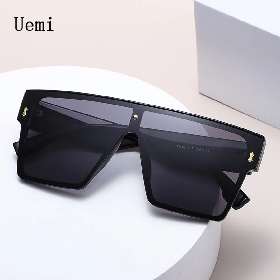 New Fashion Square Sunglasses For Women Men Oversized Frame With D Luxury Brand Disigner 2021 Sun Glasses UV400 Wholesale